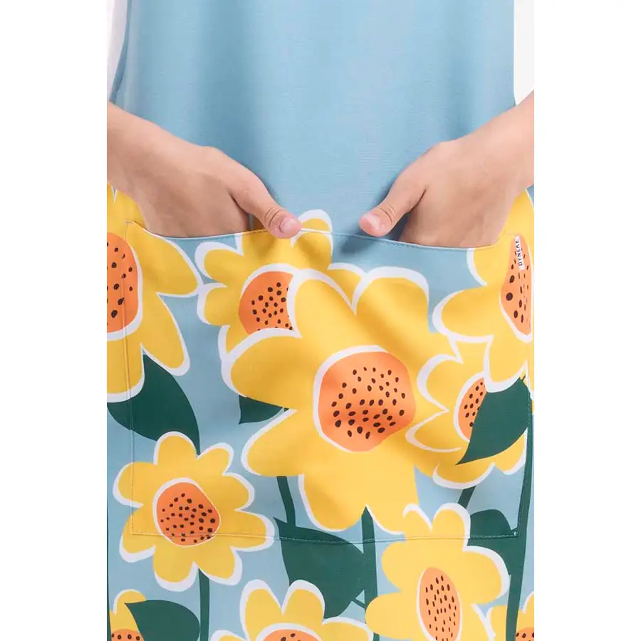 Estola Dyneke Girasoles 8315873 4 Estola girasoles Dyneke 8315873, detalle de bolsillo estampado