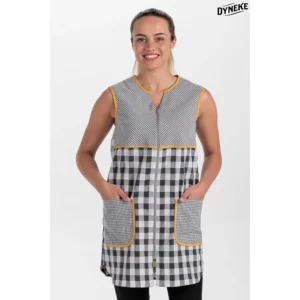 Bata cremallera s/m gris Dyneke 8322246, vista frontal con modelo
