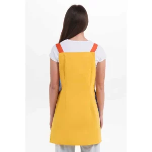 Estola ramo flores Dyneke 8325886, vista trasera con modelo