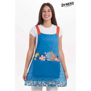 Estola ramo flores Dyneke 8325886, vista frontal con modelo