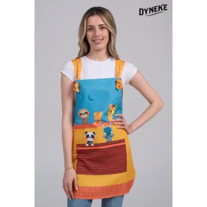 Estola maestra animalitos Dyneke 8366851, vista frontal con modelo