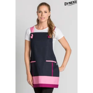 Estola multiservicios rosa Dyneke 8474850, vista frontal con modelo
