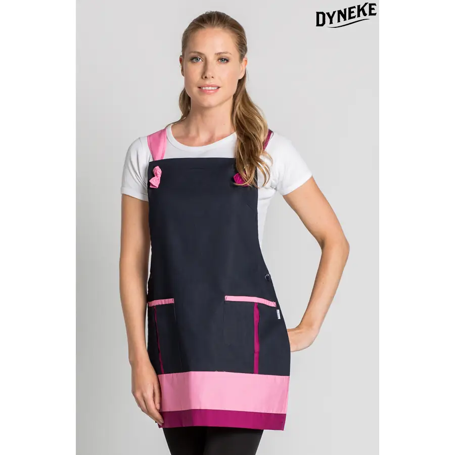 Estola Dyneke Multiservicios Rosa 8474850 1 Estola multiservicios rosa Dyneke 8474850, vista frontal con modelo