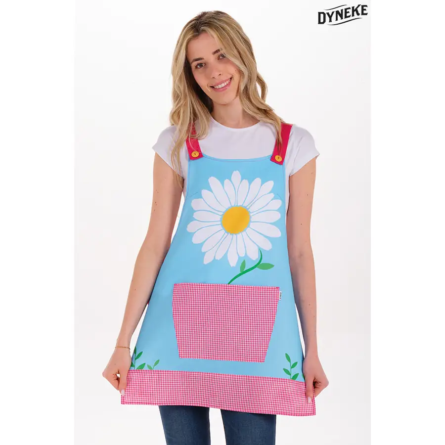 Estola Dyneke Maceta 8631768 1 Estola maestra maceta Dyneke 8631768, vista frontal con modelo