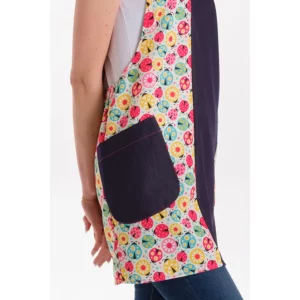 Estola tejano mariquitas Dyneke 8643560, detalle de bolsillo liso