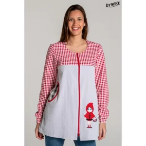 Bata maestra caperucita Dyneke 8892962, vista frontal con modelo