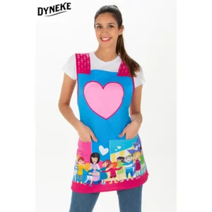 Estola "regalo" maestra Dyneke 8937768, vista frontal con modelo