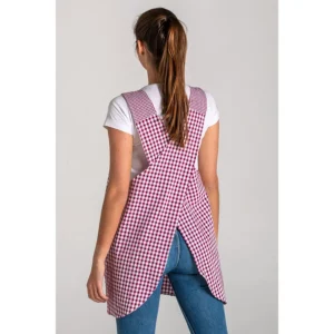 Estola teacher cuadro morado Dyneke 8959186, vista trasera con modelo