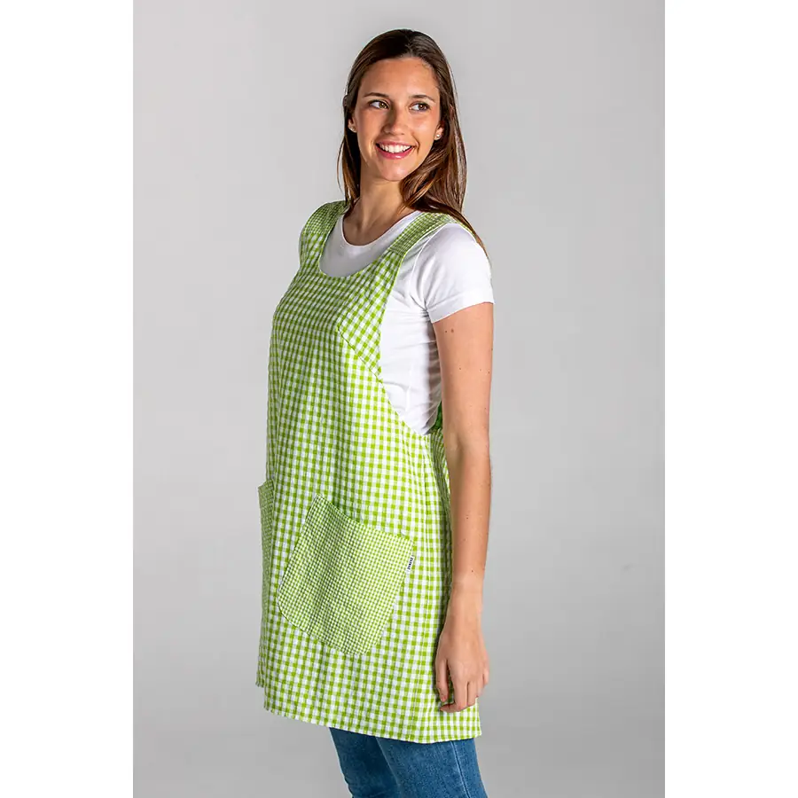 Estola Dyneke Teacher Pistacho 8959971 2 Estola teacher cuadro pistacho Dyneke 8959971, vista lateral con modelo