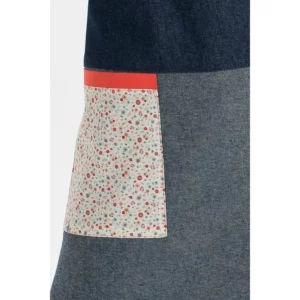 Estola profesora tejana liberty Dyneke 8984447, detalle de bolsillo estampado