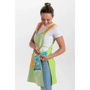 Estola maestra infantil pio pio Dyneke 8995224, vista lateral con modelo