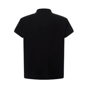 Polo JHK CURVSPOLO en negro, vista trasera