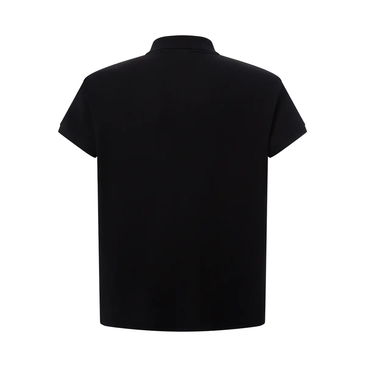 Polo piqué mujer tallas grandes JHK CURVSPOLO 4 Polo JHK CURVSPOLO en negro, vista trasera