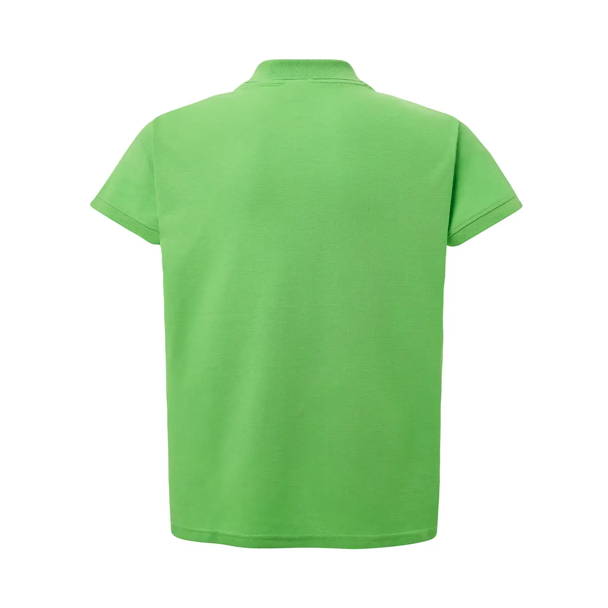 Polo piqué mujer tallas grandes JHK CURVSPOLO 10 Polo JHK CURVSPOLO en verde lima, vista trasera