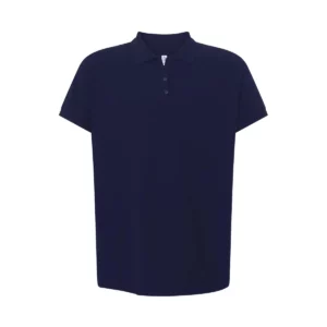 Polo JHK CURVSPOLO en azul marino, vista frontal