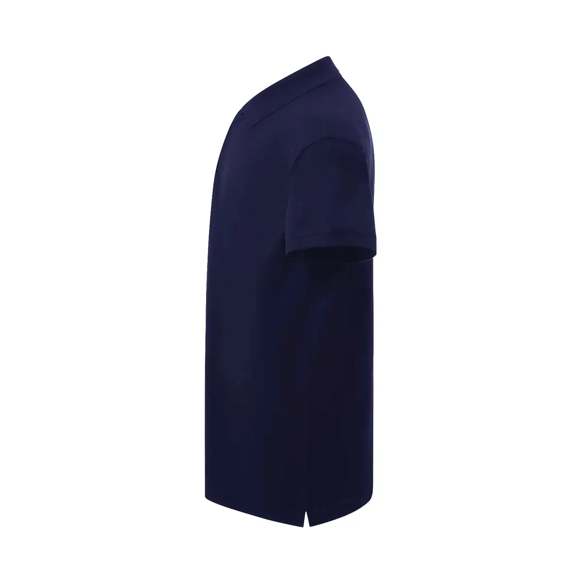 Polo piqué mujer tallas grandes JHK CURVSPOLO 12 Polo JHK CURVSPOLO en azul marino, vista lateral
