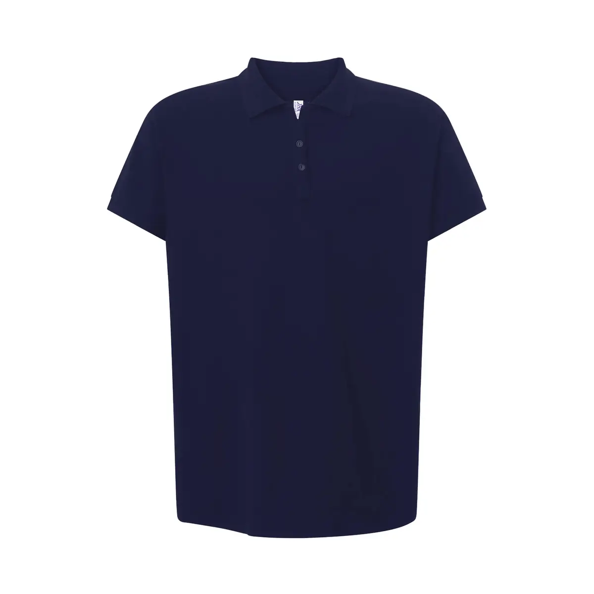 Polo piqué mujer tallas grandes JHK CURVSPOLO 11 Polo JHK CURVSPOLO en azul marino, vista frontal