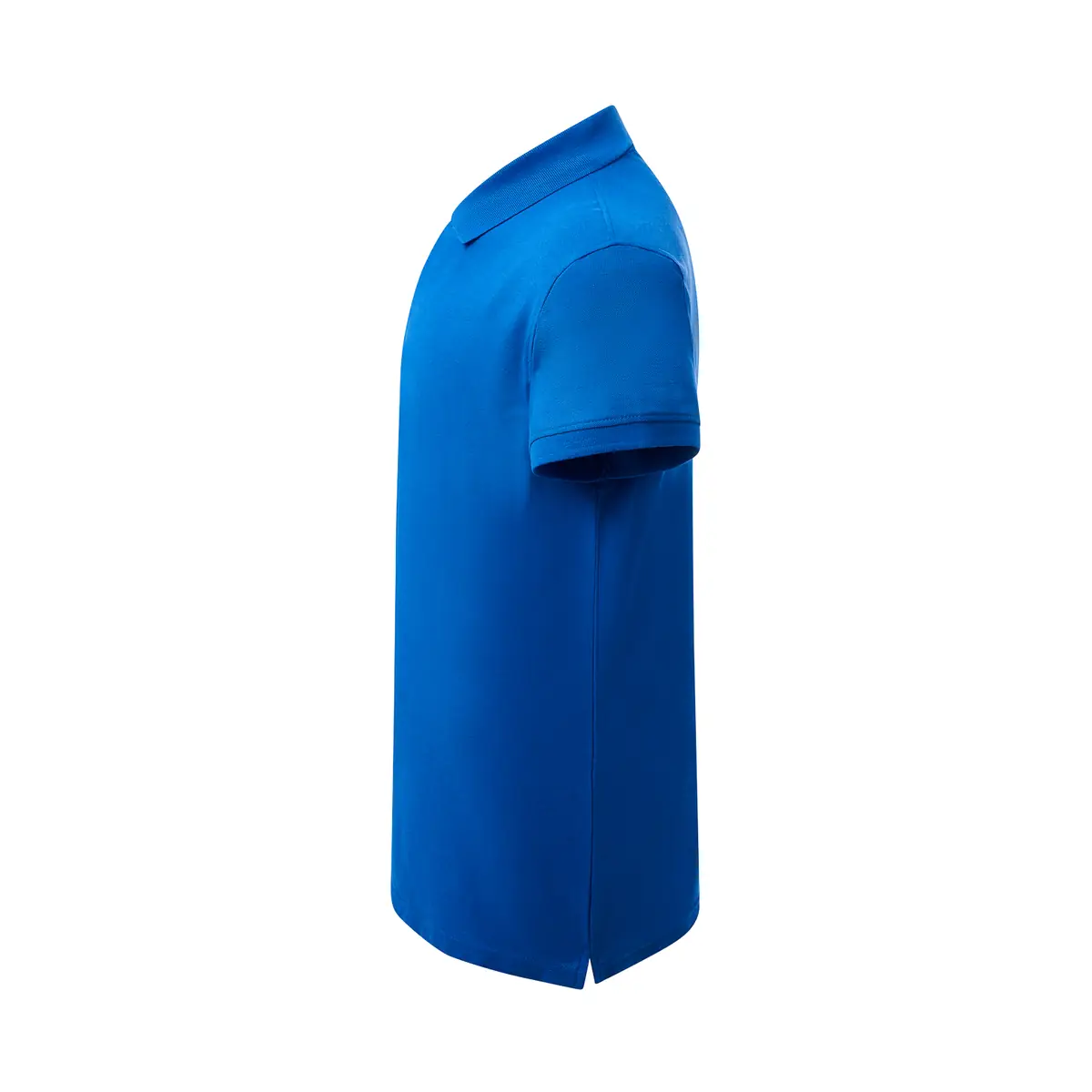 Polo piqué mujer tallas grandes JHK CURVSPOLO 15 Polo JHK CURVSPOLO en azul royal, vista lateral