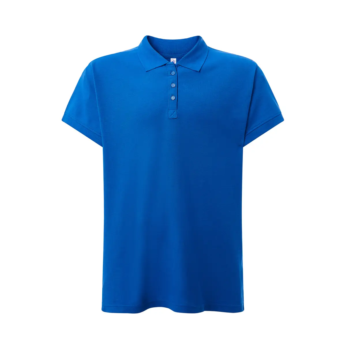 Polo piqué mujer tallas grandes JHK CURVSPOLO 14 Polo JHK CURVSPOLO en azul royal, vista frontal