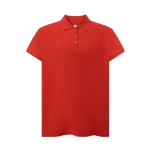 Polo JHK CURVSPOLO en rojo, vista frontal