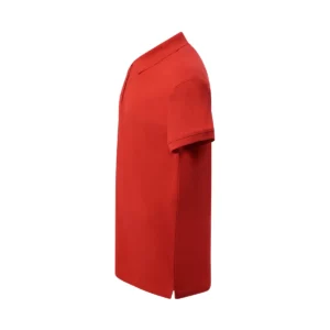 Polo JHK CURVSPOLO en rojo, vista lateral