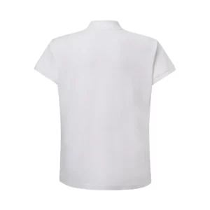 Polo JHK CURVSPOLO en blanco, vista trasera