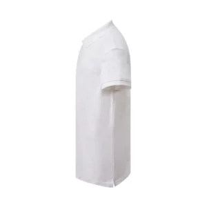 Polo JHK CURVSPOLO en blanco, vista lateral