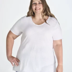 Camiseta cuello de pico Mujer JHK CURVSSLUB