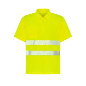Polo JHK HV02U00 en oro flúor, vista frontal
