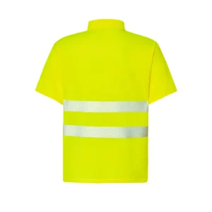 Polo JHK HV02U00 en oro flúor, vista trasera