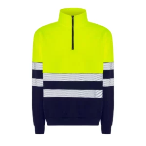 Sudadera JHK HV05U00 en Navy/Sunyelow fluor, vista frontal