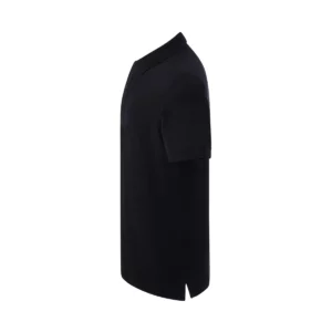 Polo JHK JTPOLO en negro, vista lateral