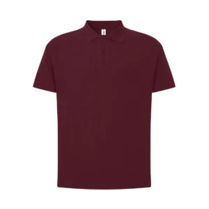 Polo JHK JTPOLO en rojo cardenal, vista frontal