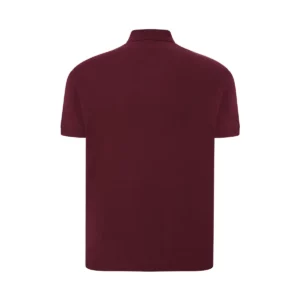 Polo JHK JTPOLO en rojo cardenal, vista trasera
