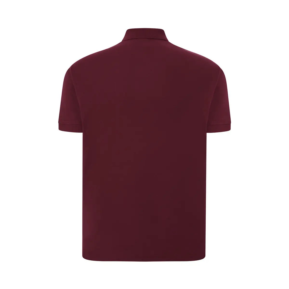 Polo piqué hombre manga corta JHK JTPOLO 10 Polo JHK JTPOLO en rojo cardenal, vista trasera