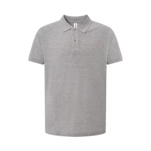 Polo JHK JTPOLO en gris vigoré, vista frontal