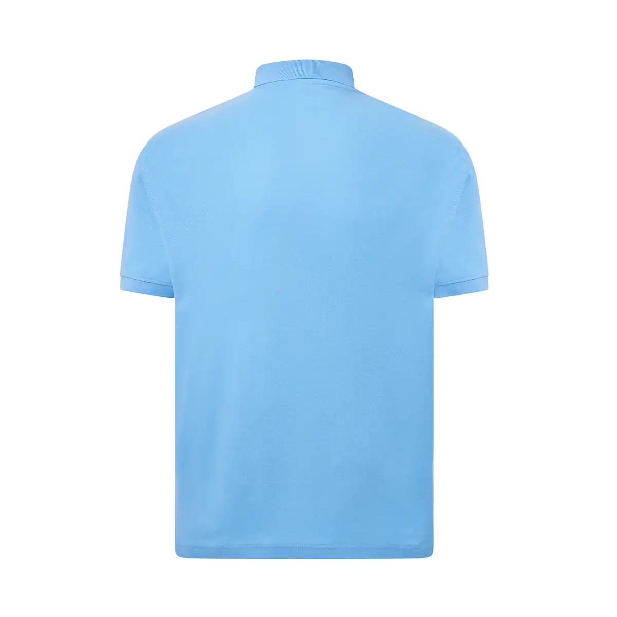 Polo piqué hombre manga corta JHK JTPOLO 28 Polo JHK JTPOLO en azul cielo, vista trasera