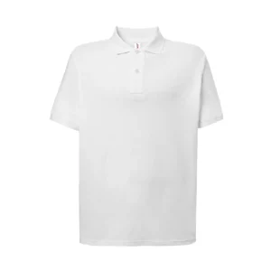 Polo JHK JTPOLO en blanco, vista frontal