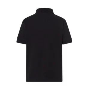 Polo infantil JHK PKID210 en negro, vista trasera