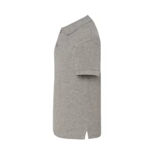 Polo infantil JHK PKID210 en gris vigoré, vista lateral