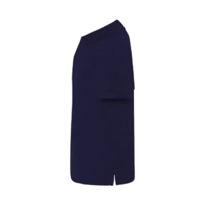 Polo infantil JHK PKID210 en azul marino, vista lateral