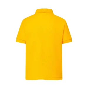 Polo infantil JHK PKID210 en melocotón, vista trasera