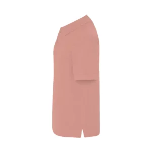 Polo infantil JHK PKID210 en rosa vintage, vista lateral