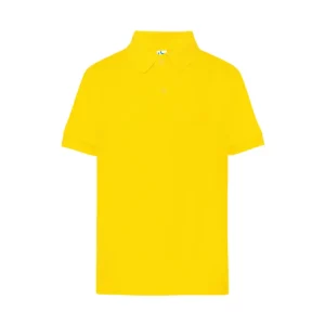 Polo infantil JHK PKID210 en oro, vista frontal