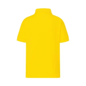 Polo infantil JHK PKID210 en oro, vista trasera