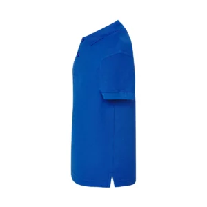 Polo infantil JHK PKID210SCH en azul royal, vista lateral