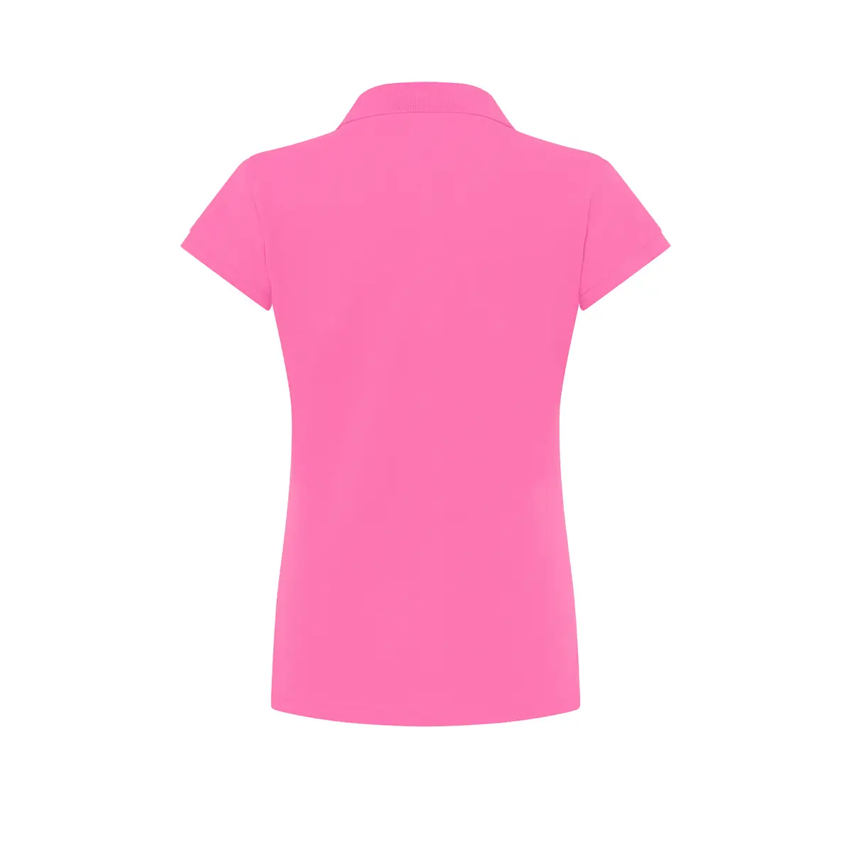Polo piqué mujer manga corta JHK POPL200 4 Polo JHK POPL200 en azalea, vista trasera