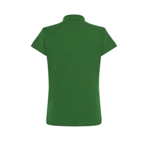 Polo JHK POPL200 en verde botella, vista trasera