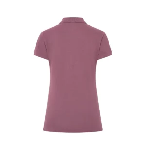 Polo JHK POPL200 en morado empolvado, vista trasera