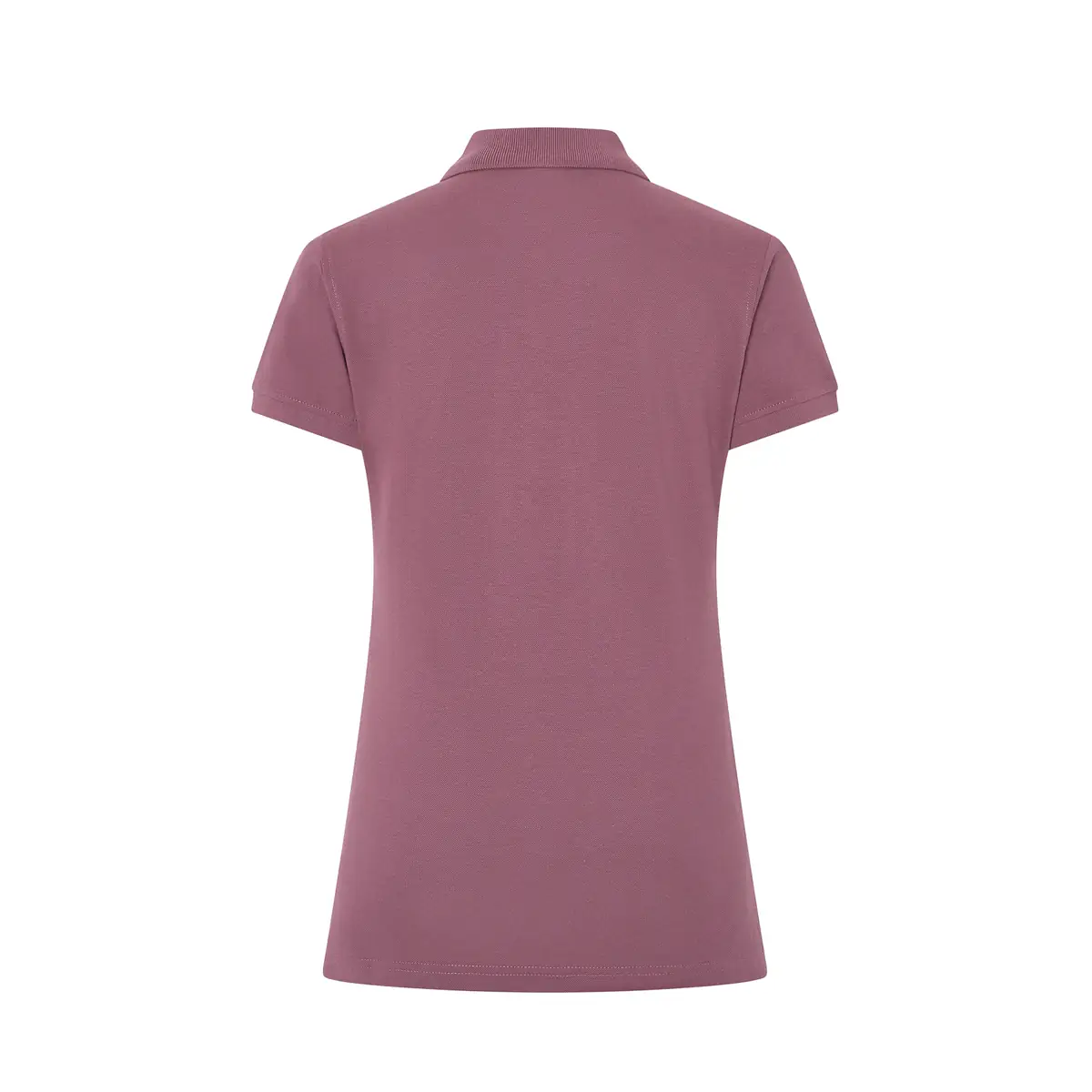 Polo piqué mujer manga corta JHK POPL200 28 Polo JHK POPL200 en morado empolvado, vista trasera